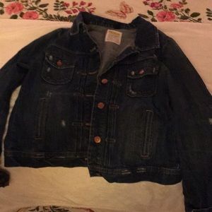 J Crew dark wash denim jacket